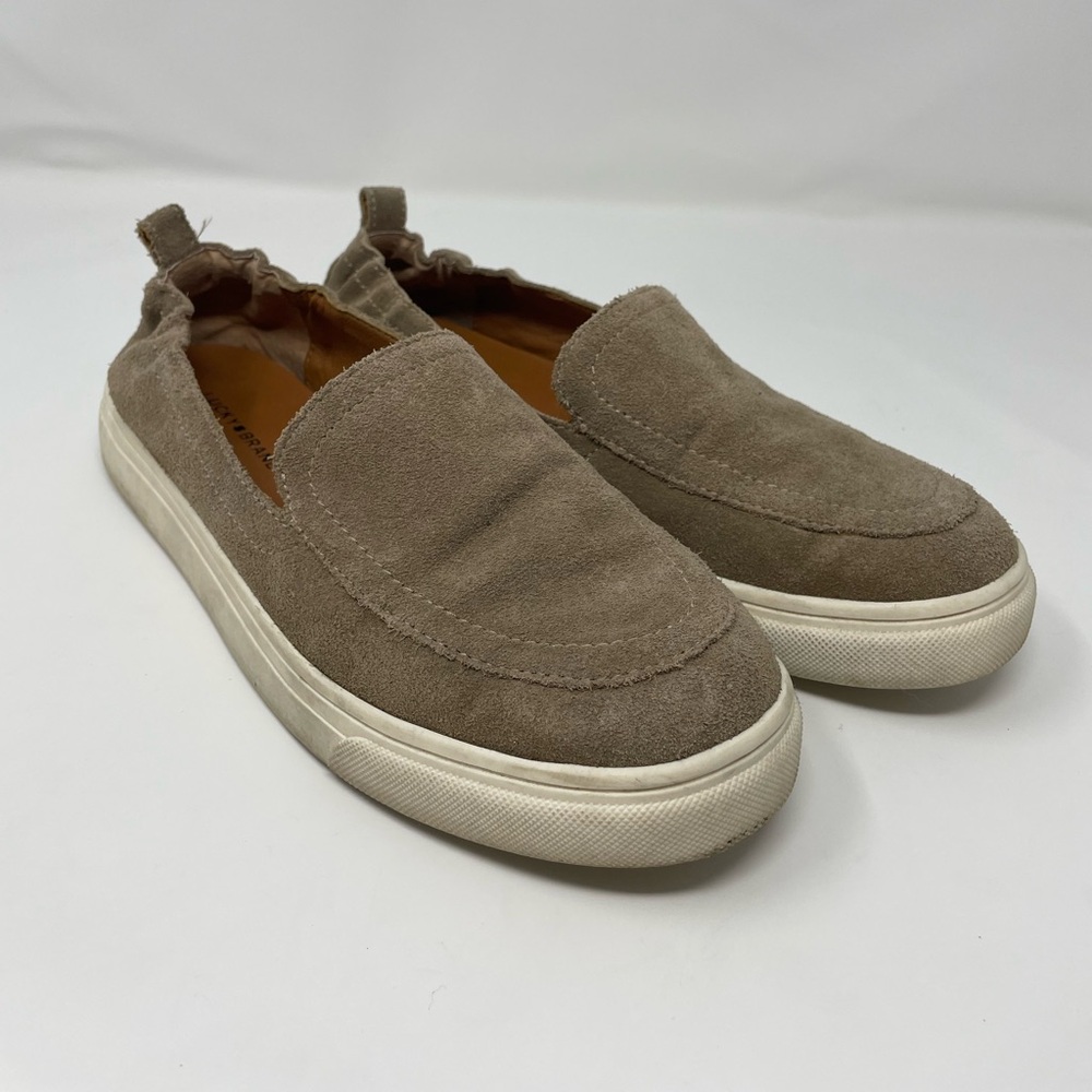 Lucky Brand tan slip on shoes lightly worn